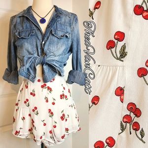 Cheerful 🍒 CHERRY Pie Pin UP Style Flirty Shorts!